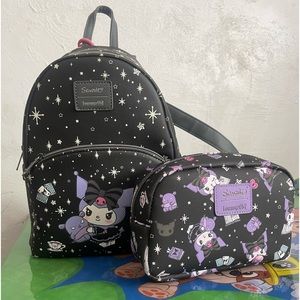 Loungefly Kuromi and cosmetic bag